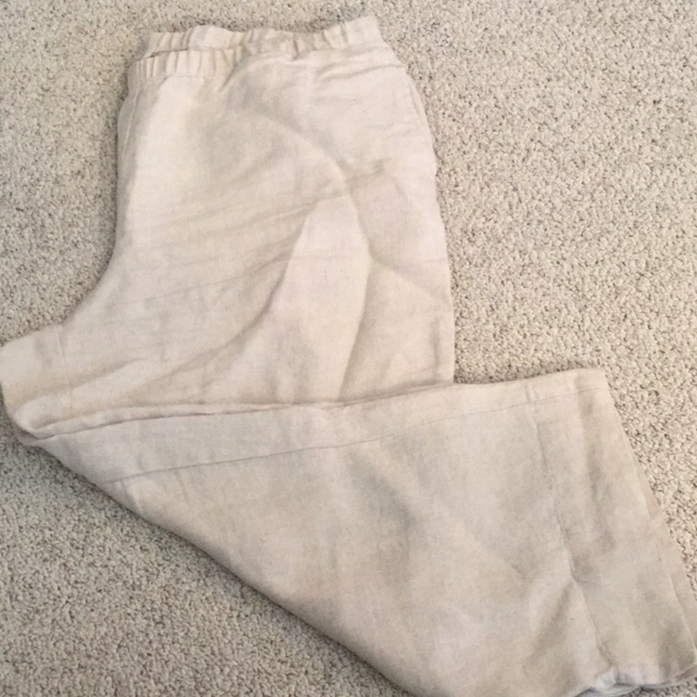 J Jill linen capris petite large
